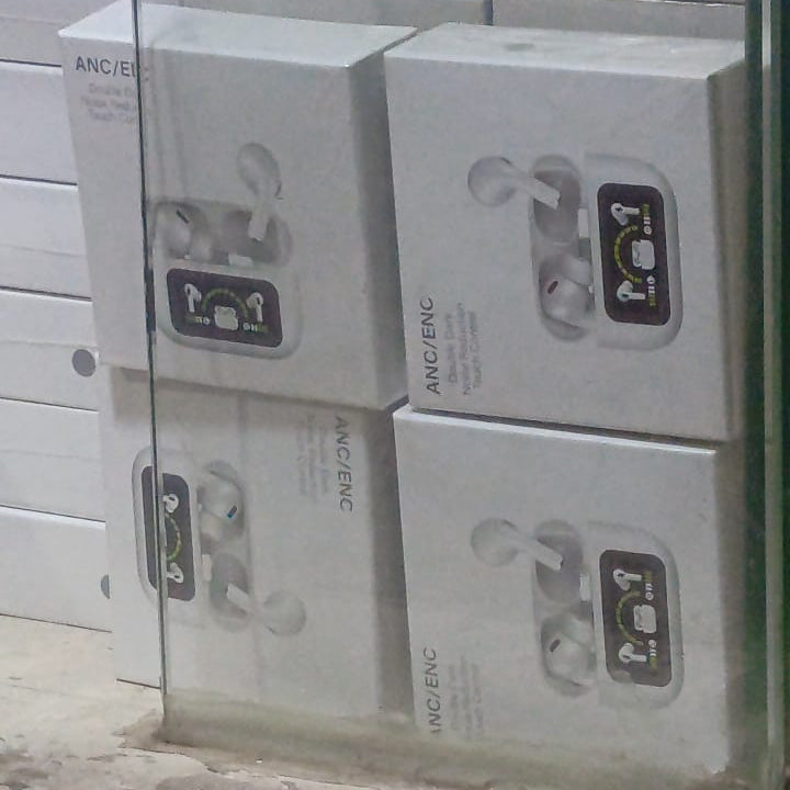 A9 Pro Bluetooth Earbuds – Dark Noise Killer 🔥 | ANC+ENC | Power Display Case | iPhone & Android Compatible